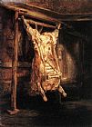 The Slaughtered Ox by Rembrandt